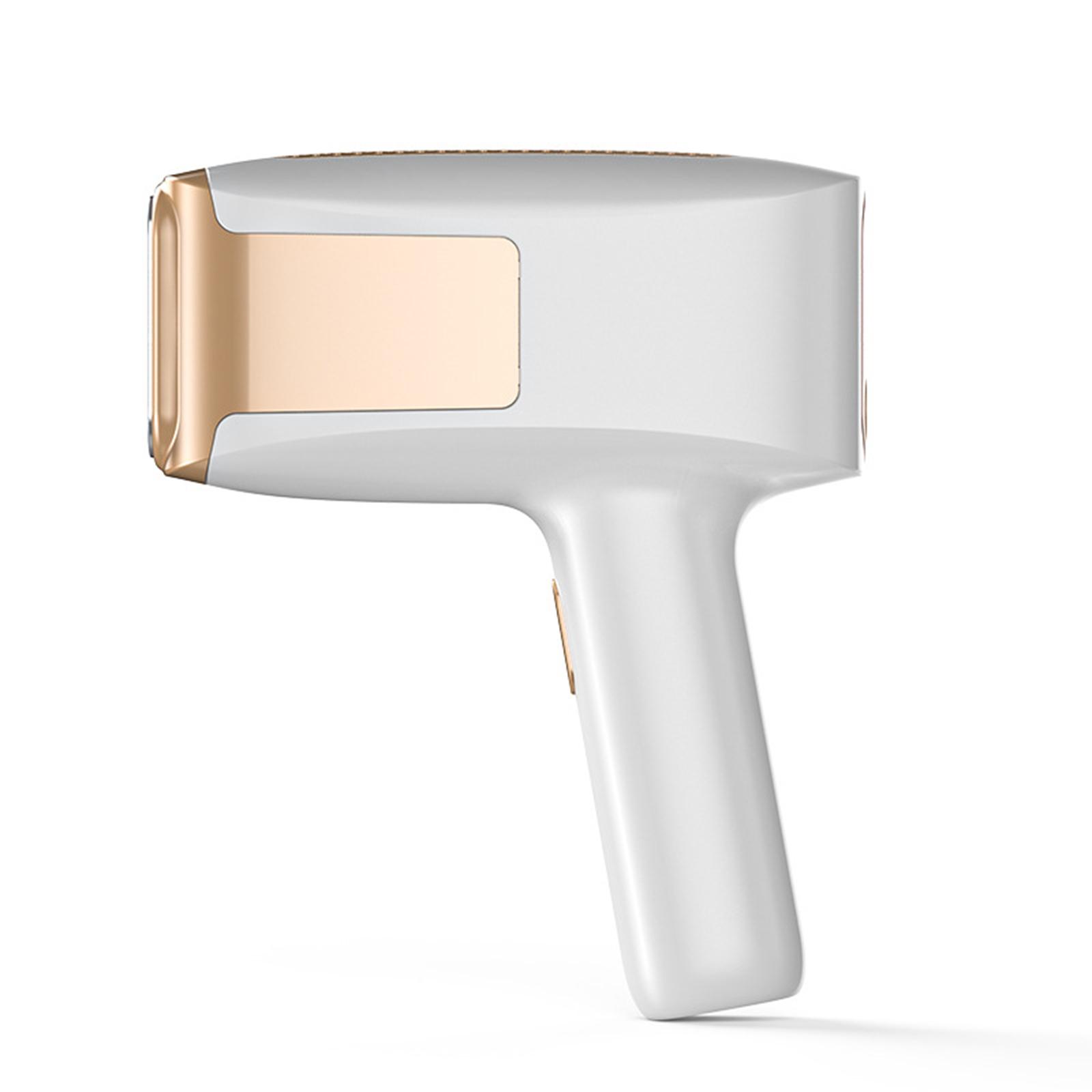 Permanentes IPL-Haarentfernungsgerät mit Saphir-Kühlsystem. Schmerzloser Haarentferner für zu Hause UK Plug weiß