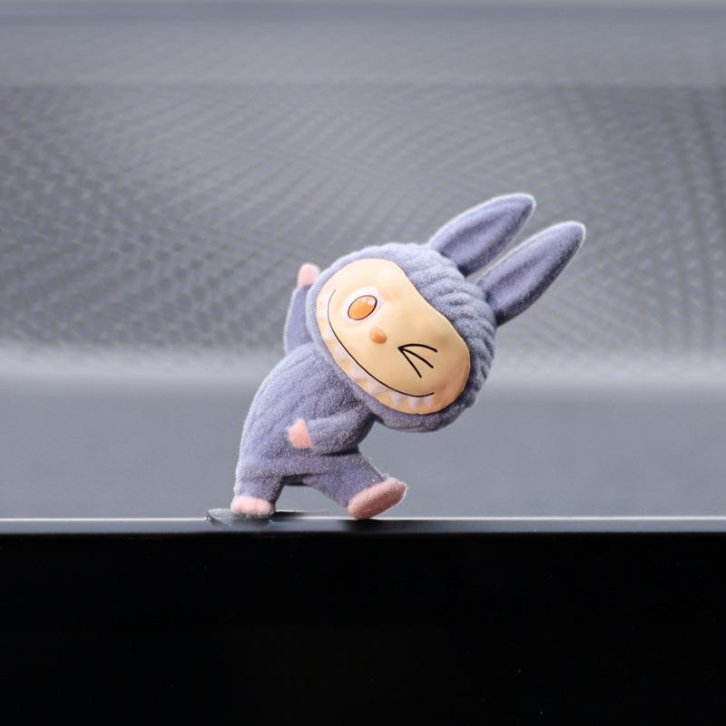 1 Stück Auto-Display-Dekoration, Mittelkonsole, Auto-Cartoon-Dekoration, Yogastoff, Auto-Innenausstattung Bending style