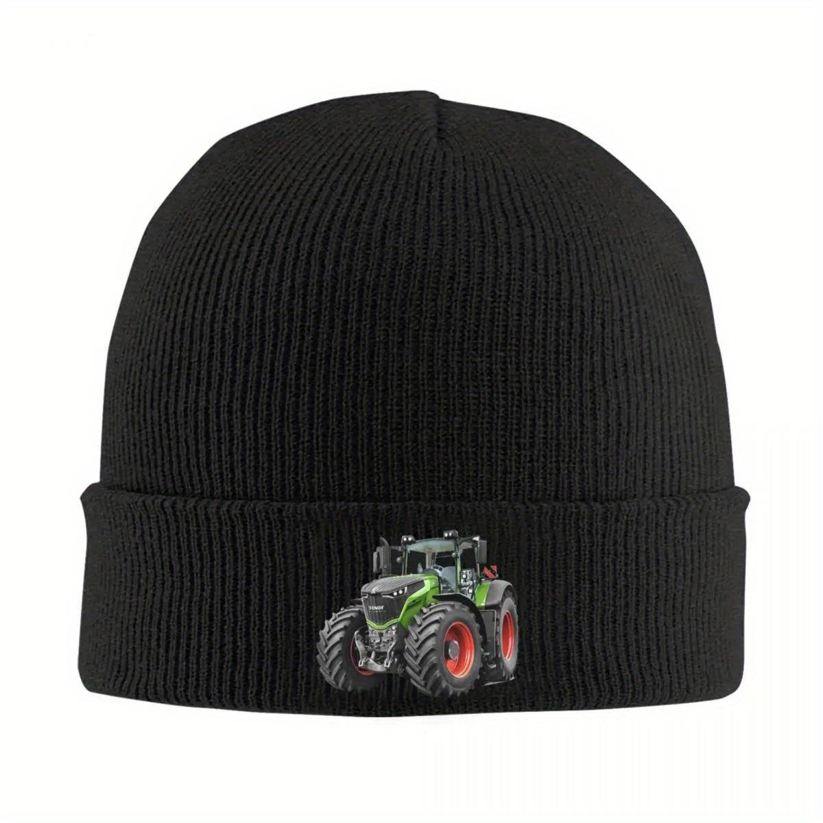 Fendt Deutsche Traktoren Warme Strickmütze Hip Hop Mütze Herbst Winter Outdoor Mützen für Herren Damen Erwachsene