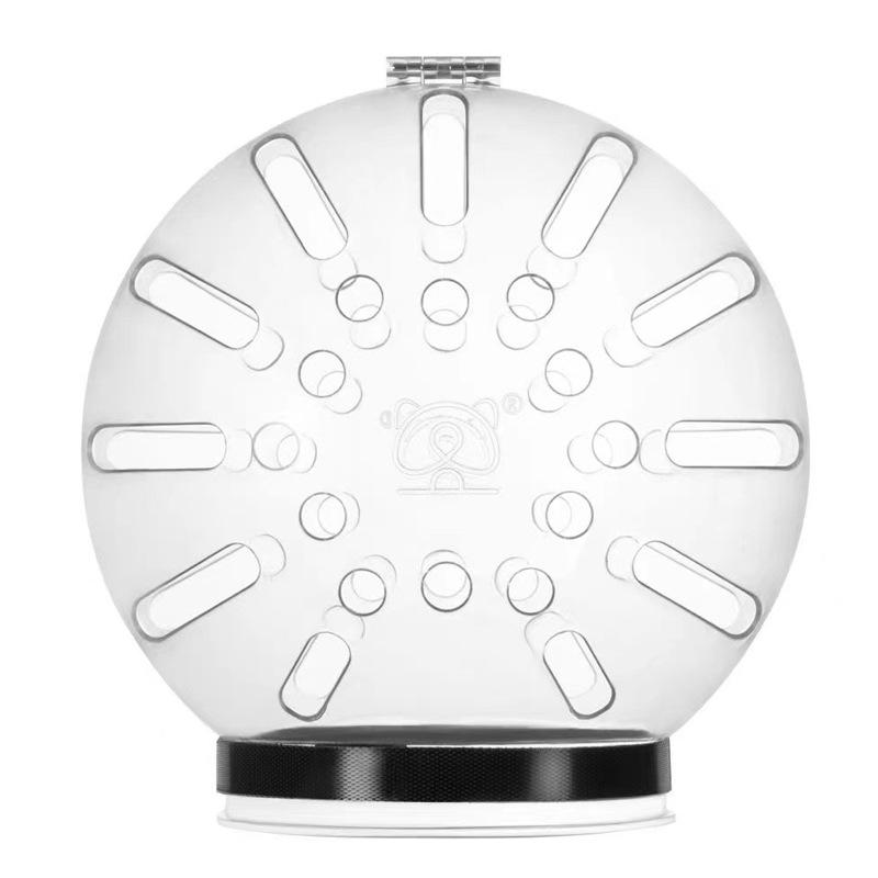 Katzenpflegezubehör Anti-Leck-Anti-Biss Atmungsaktiver Katzenmaulkorb Schutz-Raumhaube Pflege-Maske Bade-Pflege transparent