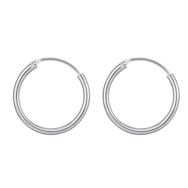 Gold Creolen für Damen Mode Schwarz Silber Farbe Punk Ohrringe Herren Kreis Ohrringe Creolen Hip Hop Schmuck Unisex