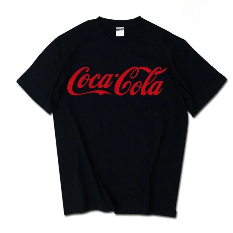 2026 Sommer Neue Trendmarke INS Pepsi Cola Gemeinsames T-Shirt Sprite Coca-Cola Herren und Damen Locker Baumwolle Paare Kurze Ärmel XL