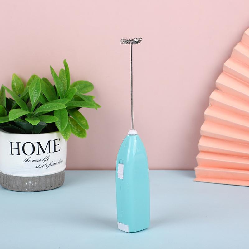 Mini Elektrische Milch Schäumer Mixer Drahtlose Kaffee Schneebesen Mixer Hand Egg Beater Cappuccino Mixer-düse Küche Schneebesen Werkzeuge blau