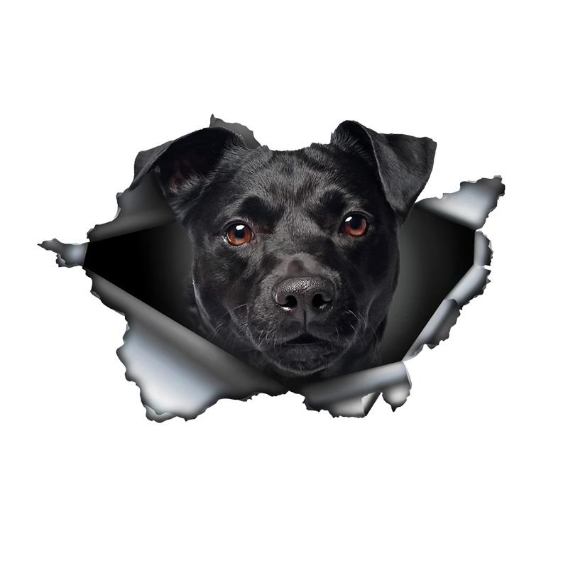 Patterdale Terrier Auto Stoßstange Fenster Aufkleber Für Auto Lkw Van Mode Aufkleber Vinyl Material Aufkleber 30cm-Longest Side