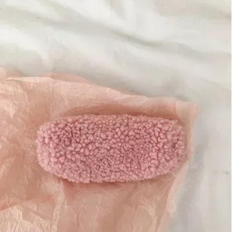 1 Stück Koreanischer Stil Schreibwaren Kawaii Federmäppchen für Kinder Geschenk Canvas Einfache Stifttasche Schüler Schul Bürobedarf rosa