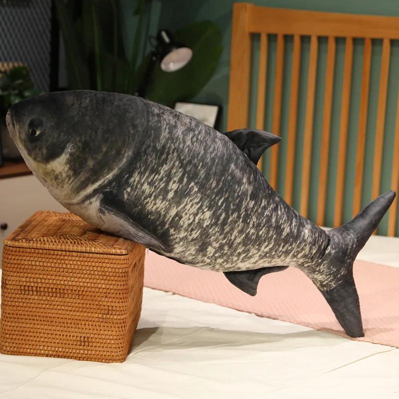 Simulation Lustige Fisch Plüsch Spielzeug Niedliche Ausgestopfte Fisch Kissen Weiche Tier Karpfen Plüsch Kissen Kreative Schlaf Kissen Mädchen Geschenk 40cm