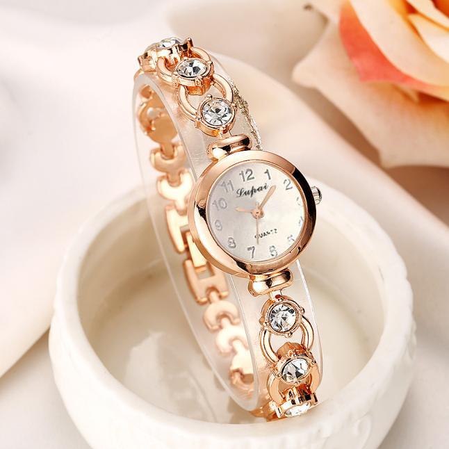 Verkauf chau  Mo   Damenuhren Damen Armbanduhr Uhr gold