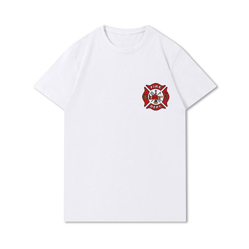 Plus Size Herren T-Shirts Sommer Neue Feuerwehr Berufsfeuerwehr München München Deutschland Feuerwehrmann Herren T-Shirt M