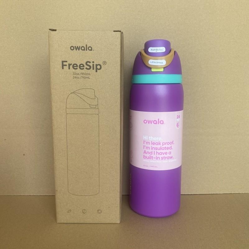 Owala Vakuum 32oz Sport-Wasserflasche Mit Isolierung Für Outdoor-Aktivitäten Und Geschenke Purple