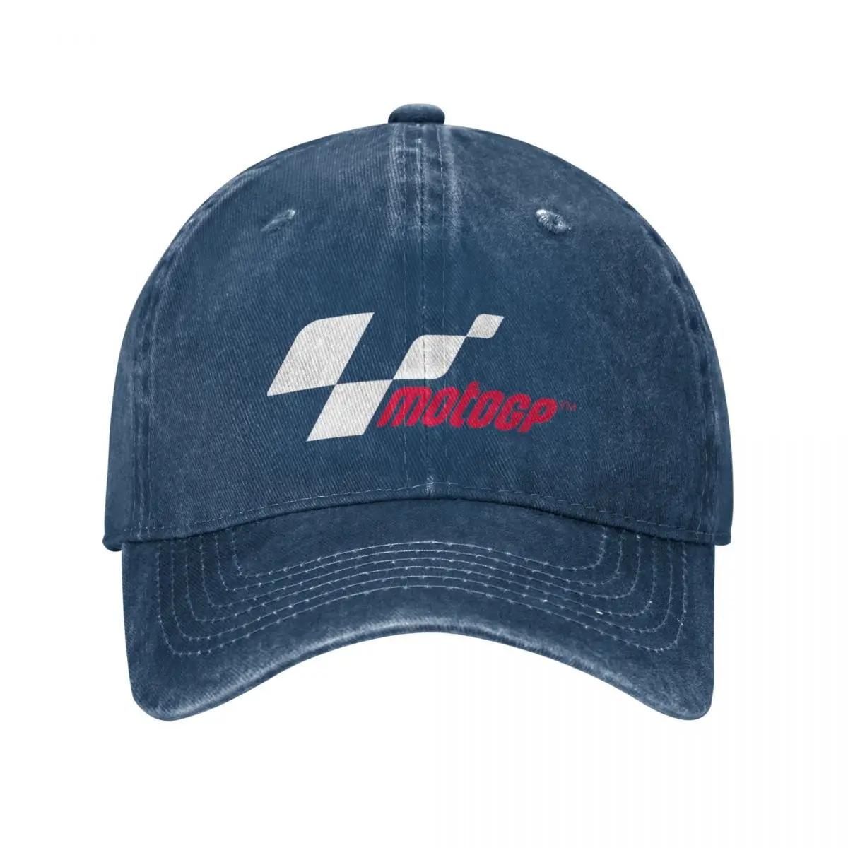 Moto-GP Super Bikes Grand Unisex Baseball Caps Motorcycle Racing Pullover Distressed Denim Caps Hat Outdoor All Seasons Snapback Adjustable navy blau