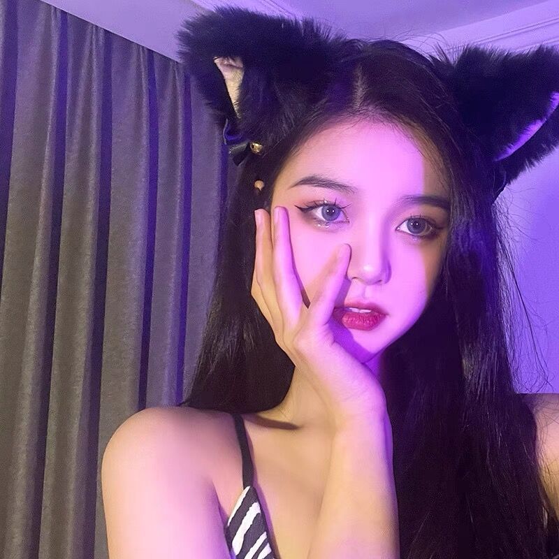 Katze Katzenohren Stirnband Fuchs Stirnband Haarband Weibliche Haarnadel Haarnadel Halloween Weihnachtsdekoration Haarschmuck Tierohren