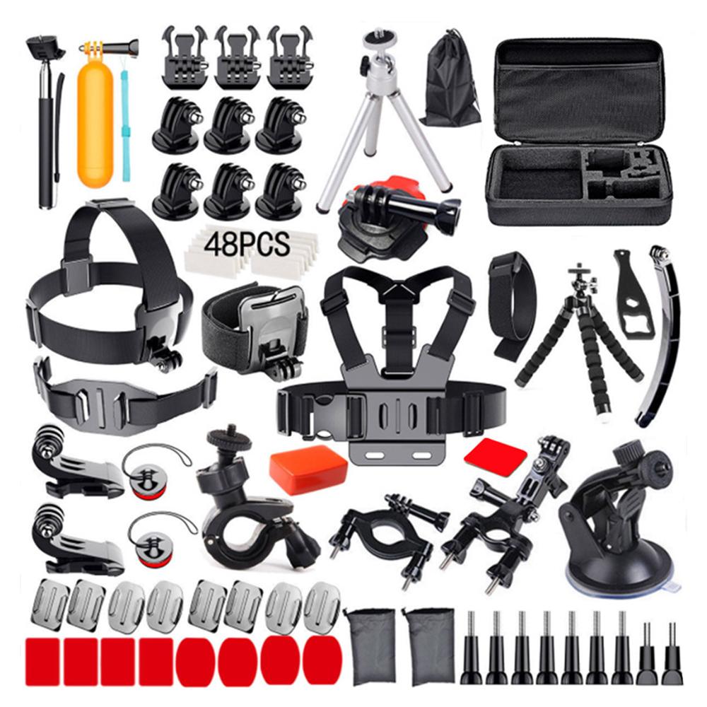 120-in-1 Action Kamera Zubehör Kit Sport Kamera Zubehör Set mit Tragetasche Ersatz schwarz