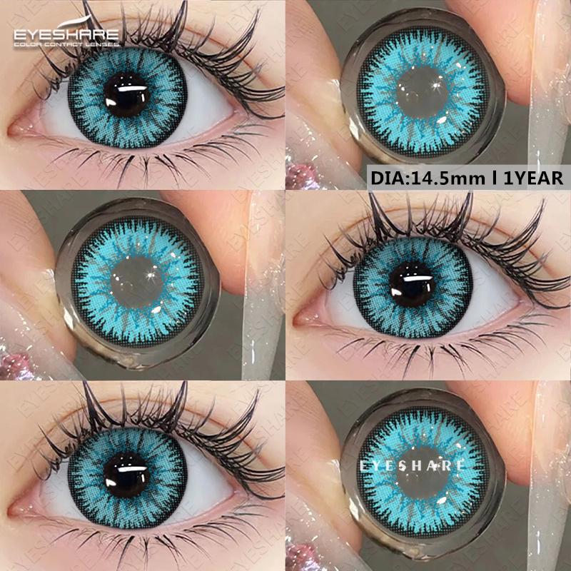 EYESHARE Farbige Kontaktlinsen Halloween Vampir Rote Linsen Anime Cosplay Beauty Rosa Blau Farbige Linsen 1 Paar 0