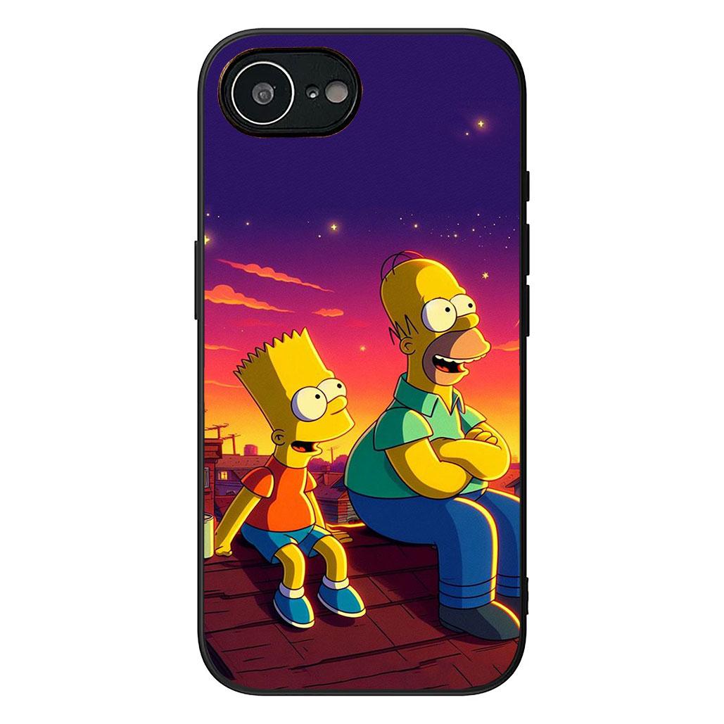 S-Simpsons Comics Bart Handyhülle für Apple iPhone 12 13 Mini XS 11 Pro Max 7 8 Plus + XR 8+ X SE 2020 SE3 Schutzhülle iPhone 11 Pro