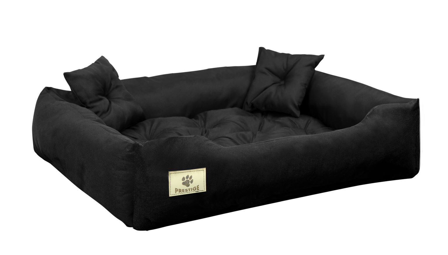 Wasserdichtes und strapazierfähiges Hundebett PRESTIGE, S M L XL XXL S - 55/45 schwarz