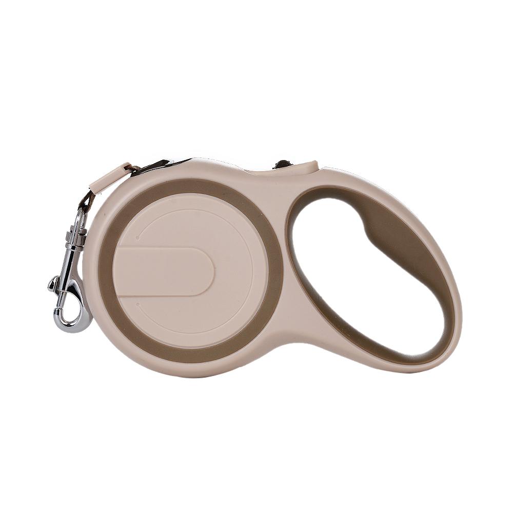 3 m 5 m 8 m 50 kg Hundeleine, einziehbares Roulette-Halsband für kleine und große Hunde, Zubehör, verstellbar, langlebig, zum Spazierengehen, Wandern, Bulldoggenseil 3m - 15 kg khaki
