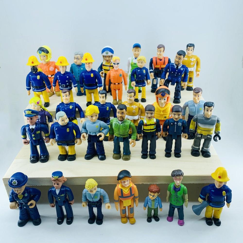 8/15 Stück Gelenkig bewegliche Feuerwehrmann Sam Feuerwehrfrau Sammlungsmodell Figuren Spielzeug Cartoon Action Figuren für Kinder DIY Geburtstagsgeschenk