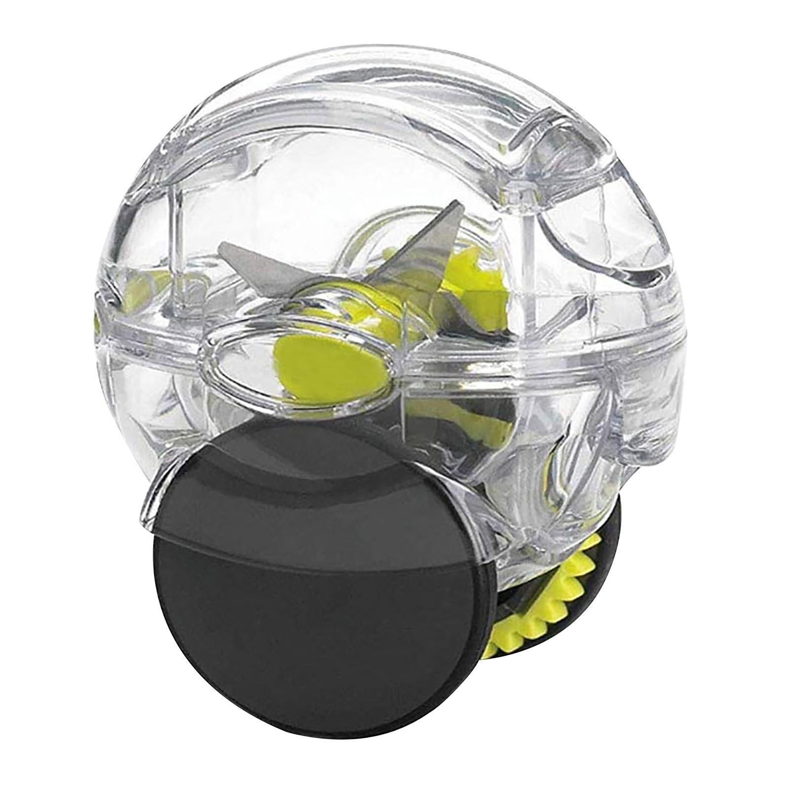 (Nikita) Rollender Knoblauchzerkleinerer, Knoblauchpresse, Zerkleinerer, Fleischwolf, Mühle, Reibe, Schneider, Knoblauchrad, Knoblauchschneider, Küchenhelfer One Size schwarz