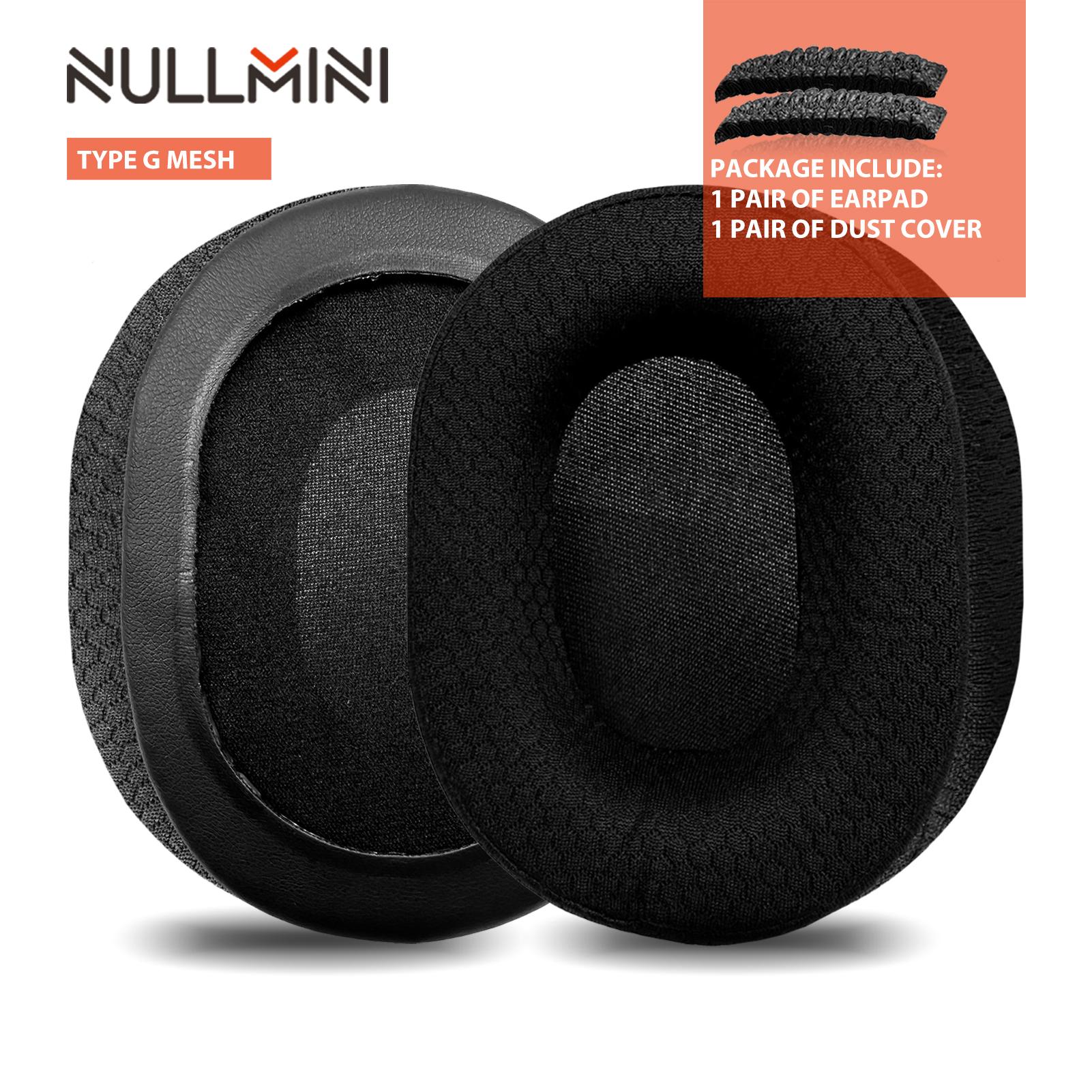Nullmini Ersatz-Ohrpolster für Harman Kardon FLY ANC-Kopfhörer, Kühlgel-Ohrpolster, Kissenhülle, Kopfband