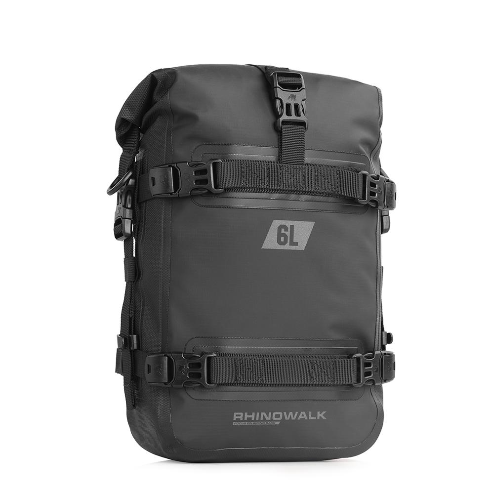 Motorrad Sturzbügel Tasche Wasserdicht 6L Motorrad Seitenrahmentasche Motorrad Sturzbügeltasche Universal schwarz