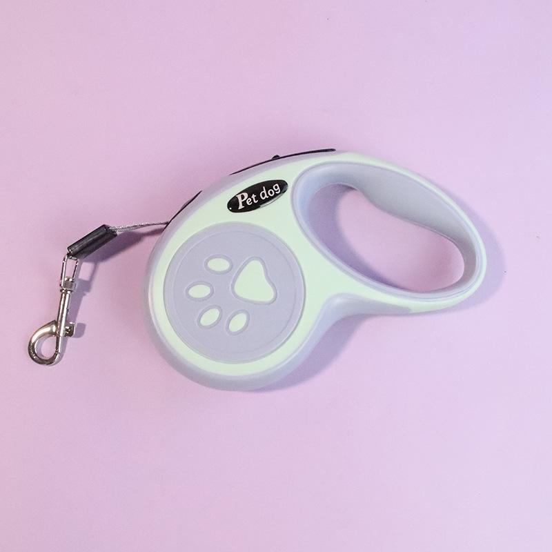 Verstellbare einziehbare Hundeleine für kleine und mittelgroße Hunde 5m