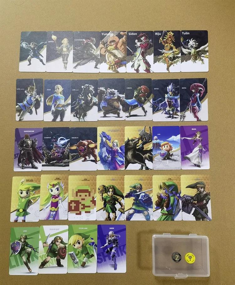 Switch 28 Amiibo NFC-Karten für Zelda Tears of the Kindom 32 Cards