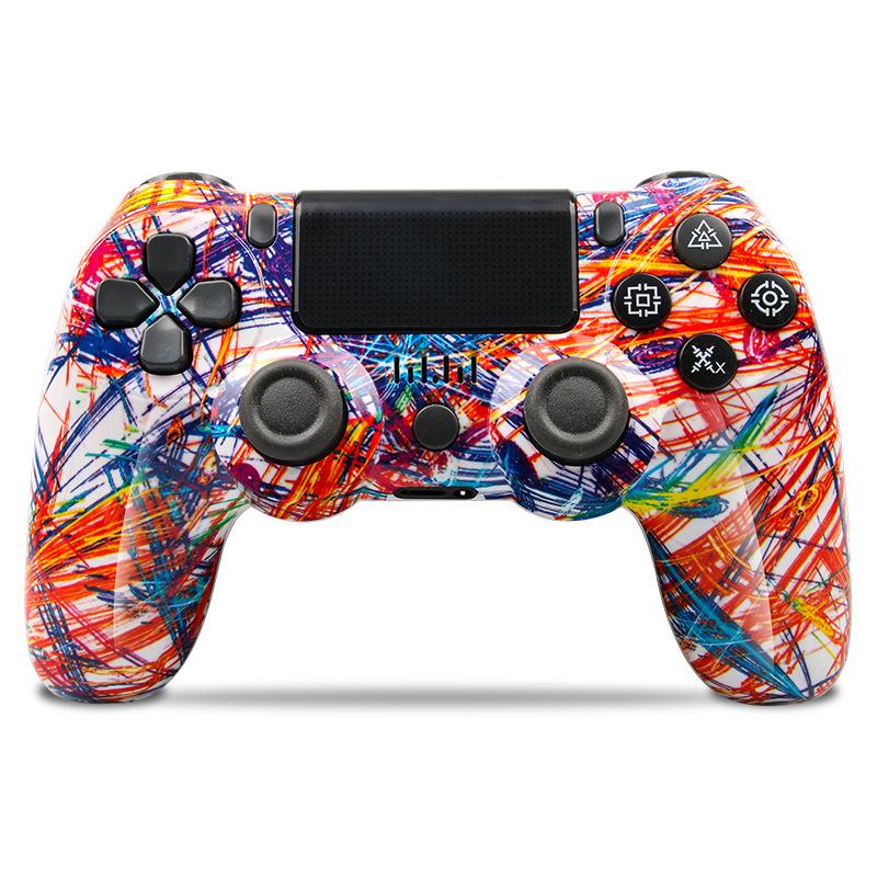 VAORLO für PS4 Wireless Controller PS4 Controller Gamepad Controller mit Dual Vibration und Trigger Tasten mit 3,5 mm Klinke