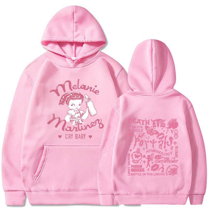 Melanie Martinez Cry Baby Hoodie für Herren Vintage Hoodies Streetwear Grafik Sweatshirts Fleece Streetwear Kleidung L