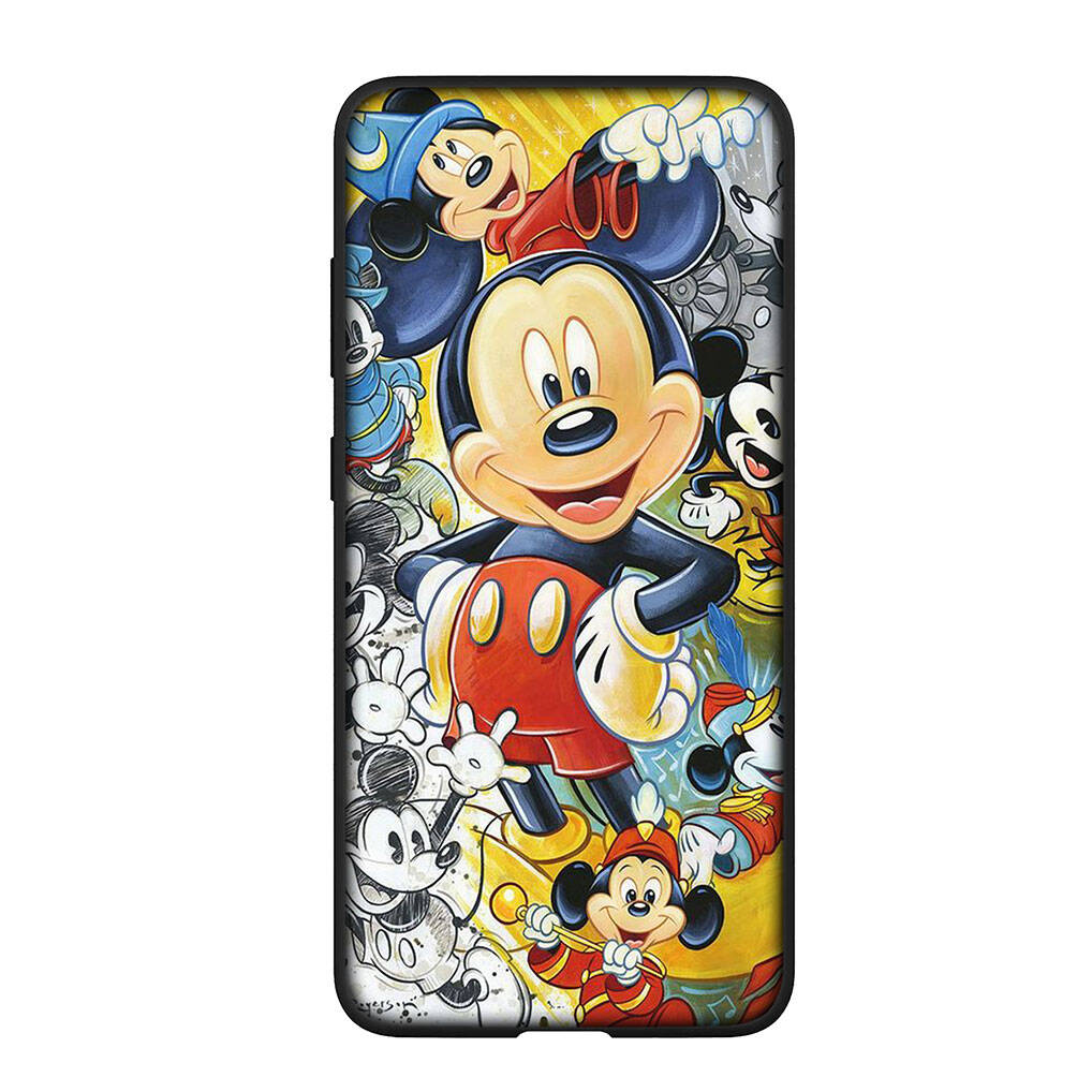 für Motorola Moto Edge 70 60 50 G54 G86 Samsung Galaxy S25 iPhone 17 16 15 Xiaomi Redmi Note 14 13 Pro Max Handyhülle Cartoon Mickey Maus Hülle for Samsung Galaxy S25 Edge himmelblau