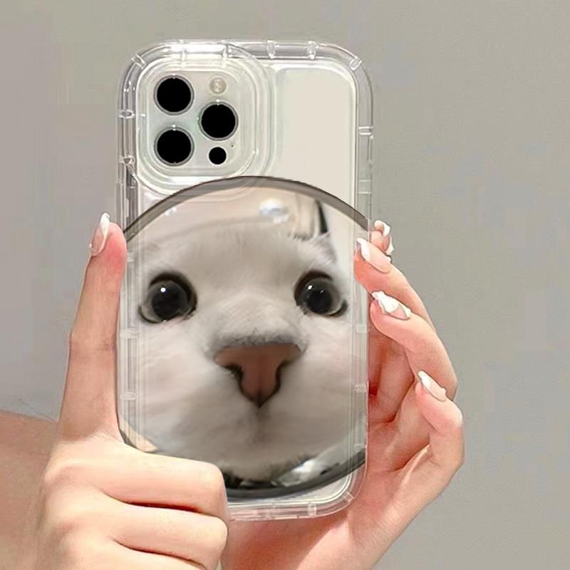 Niedliche Katzen Handyhülle Für iPhone 13 Hülle iPhone 16 Pro 11 12 14 15 Pro Max 7 8 16 Plus XR XS X SE Klar Weich Funda Airbag Hülle For iPhone 16 Plus