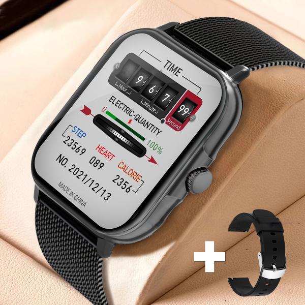 2025 Neue Bluetooth Anrufbeantwortung Smartwatch Herren Vollständiger Touch Zifferblatt Anruf Fitness Tracker IP67 Wasserdichte Smartwatch