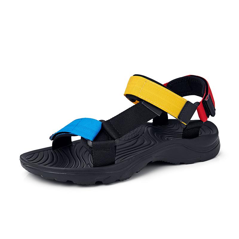 Herren Sandalen Rutschfest Sommer Flip Flops Outdoor Strand Badeschuhe Freizeitschuhe Herrenschuhe Wasserschuhe 46 gelb