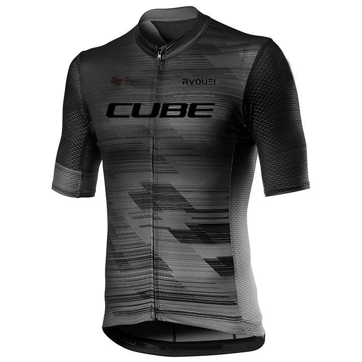 Rvouei Cube Pro Team Radtrikot Sets Sommer Fahrrad Atmungsaktiv Herren MTB Bike Kleidung Maillot Ropa Ciclismo Uniform Anzüge XS(old) black