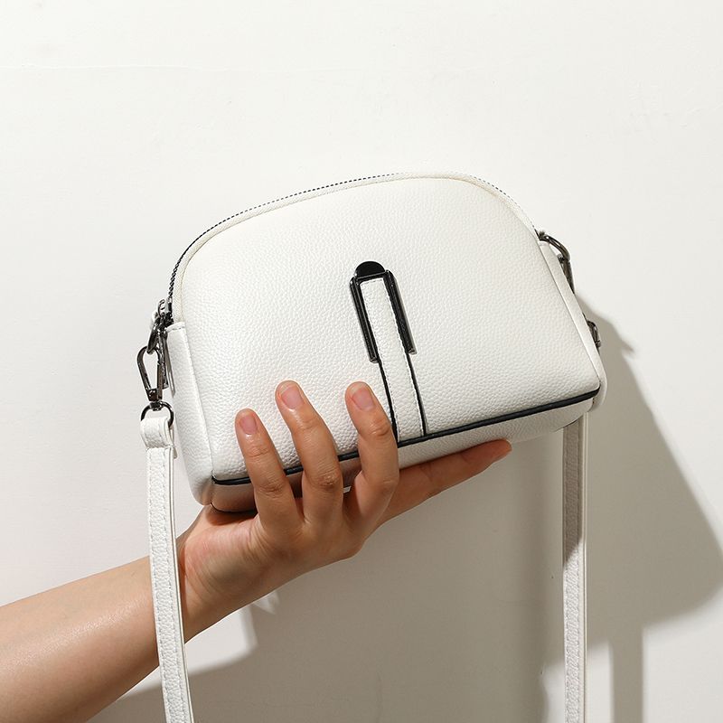Echtes Leder Tasche Luxus frauen Handtaschen Tasche für Frau Weibliche Kupplung Telefon Taschen Schulter Tasche Umhängetasche Messenger Pack weiß