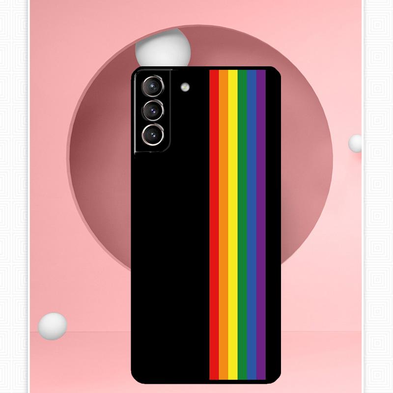 Gay Lesbian LGBT Rainbow Pride Hülle für Samsung Galaxy S24 S23 Ultra S22 S20 FE S21 FE Note 10 20 S8 S9 S10 Plus Cover Galaxy S10
