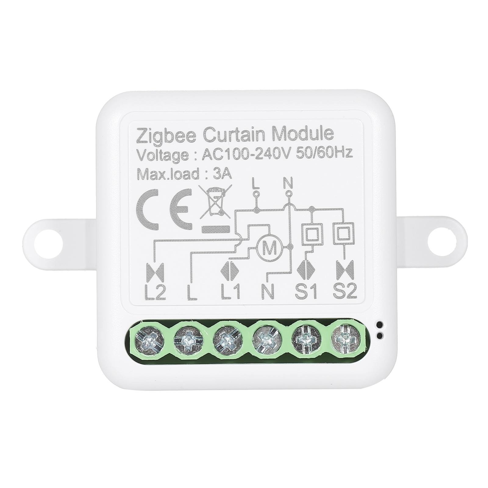 Zigbee 3.0 Mini-Smart-Relais-WLAN-Schalter 1-Wege-DIY-Smart-Lichtschaltermodul Smart Life-App 1CH Smart Module weiß