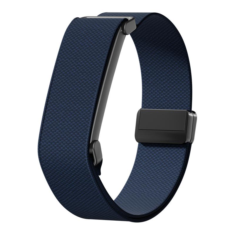 Für Google Fitbit Air Atmungsaktives gewebtes Sport-Armband aus Nylon mit magnetischem Verschluss Ersatzarmband Armband & Handgelenkband Optionen Herren Damen Arm 250-400mm dunkelblaue