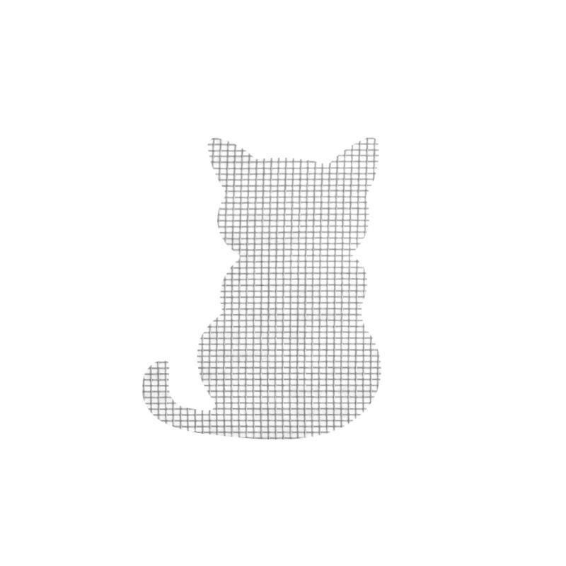 10Pcs Selbst-Kleber Cartoon Fenster Tür Mesh Reparatur Patch Haushalt Anti-Moskito Net Bildschirm Aufkleber Für Befestigungs löcher cat