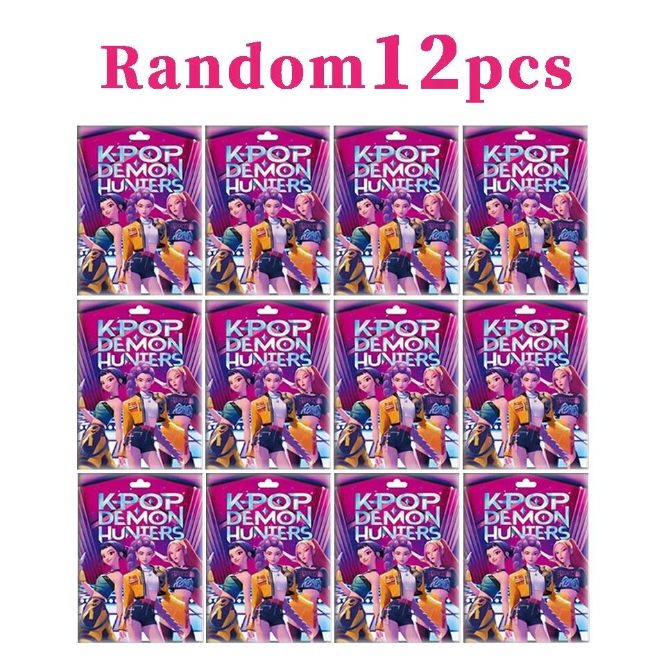 24 Stück Kpop Demon Hunters Blind Box Mystery Box Sammlung Tiger Statue Schreibtischdekoration Puppen Kinderspielzeug Halloween Geschenke pink