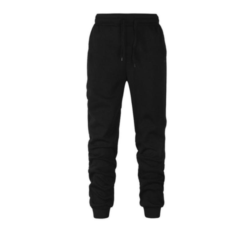 Herren Herbst und Winter Freizeithosen Sporthosen Herrenhosen Jogginghosen Hip Hop Straßenhosen XL schwarz