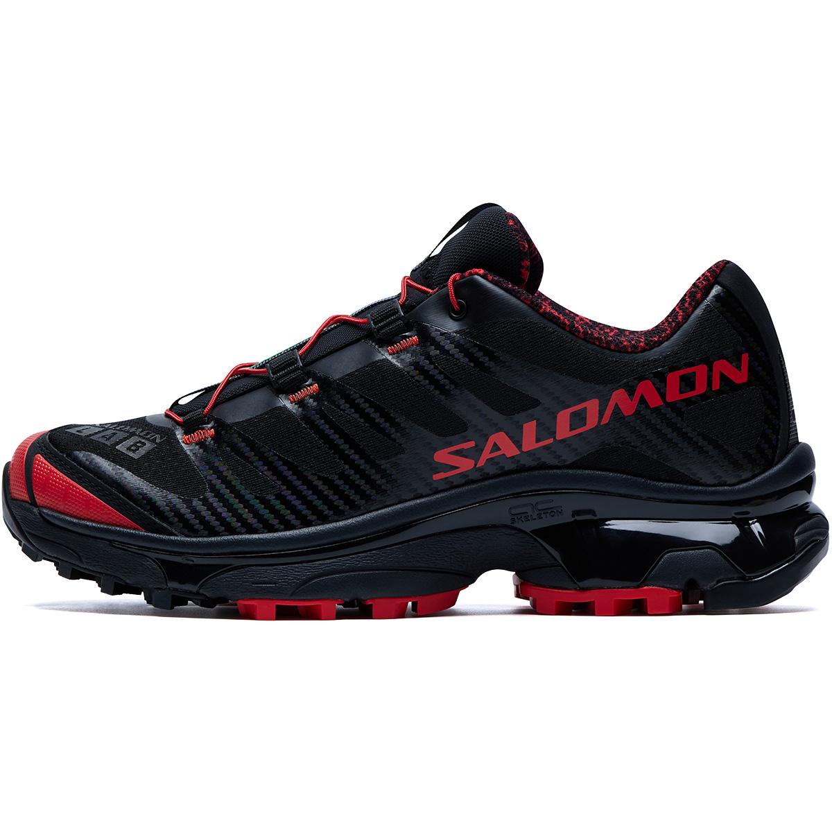 Salomon XT-4 OG Red Viper Leichte Stützende Dämpfung Low-Top Casual Sneaker Unisex-Sneaker Schwarz 478470 42