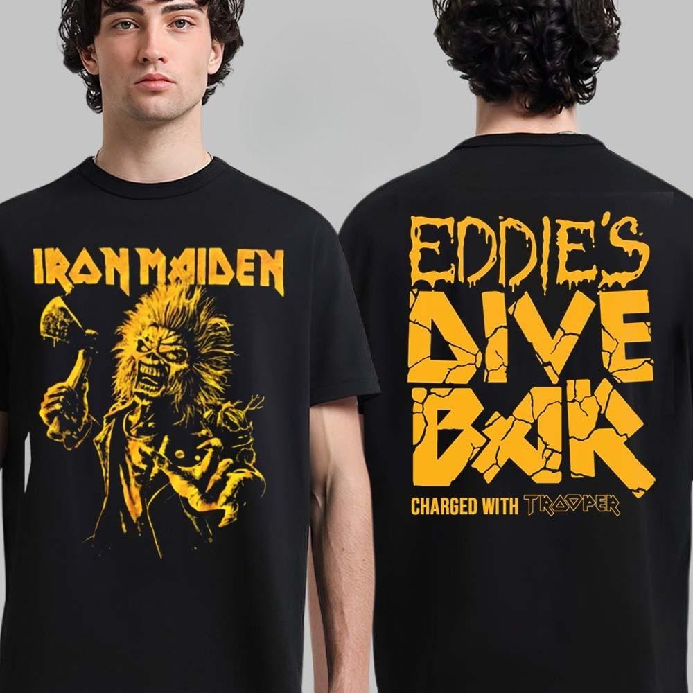 Ir Maiden Run For Your Lives Welttournee 2026 Eddie Mit Einer Axt Offizielle Kunst Un High-End Luxus Ist Für Beide Geschlechter Top Y2k Damen Herren Kleidung XXXL schwarz