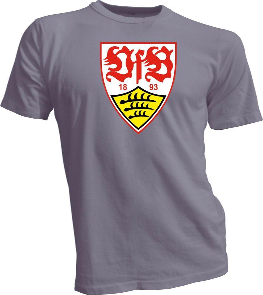 Vfb Stuttgart Deutschland Bundesliga Fußball Fußball Grau T-Shirt Handmade 2 L