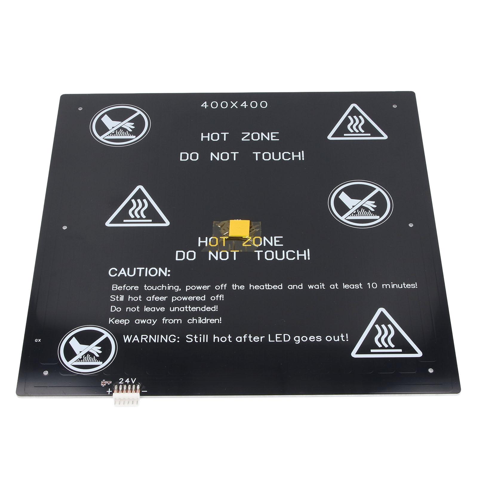 3D-Drucker Heizbett-Kit 24V 280W 2 Ohm Aluminiumlegierung 3D-Drucker Heizbett-Kit 400x400mm