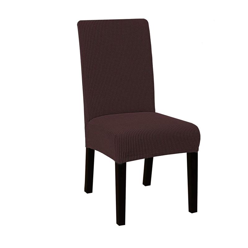 Jacquard-wasserdichter Stuhlbezug, Spandex-Stretch-Schonbezüge, Stuhlhussen für Küche, Esszimmer, Küche, Hochzeitsbankett