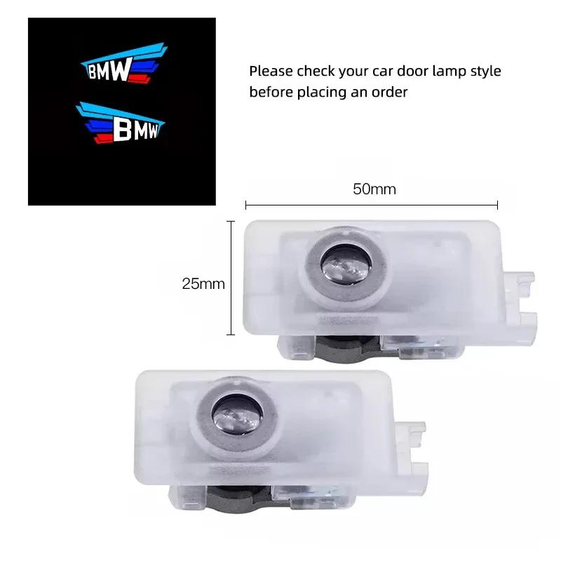 BMW GROUP 2/4 Stück Auto LED HD Willkommens-Türleuchten für BMW 1er F40 / 3er G20 G21 / 8er G29 Z4 / M4 M G02 M8 X7 G07 2Pieces For 2Doors&4500K&4.5W