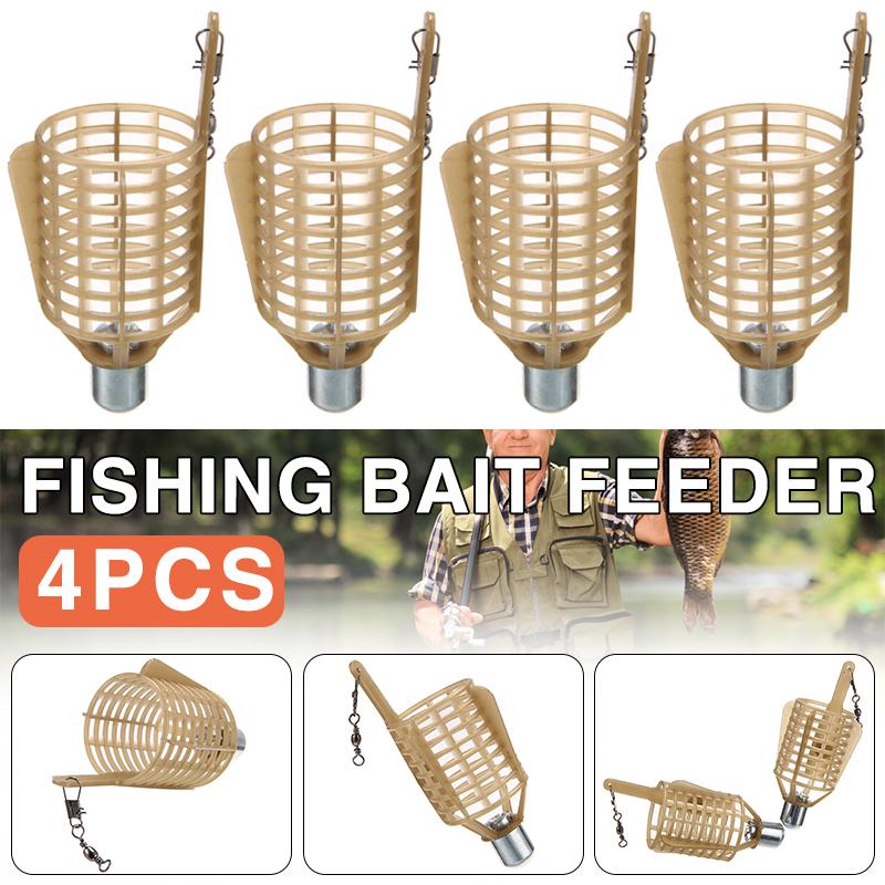 4PCS 20g Karpfen Angeln Köder Feeder Köder Halter Falle Angeln Käfig Korb