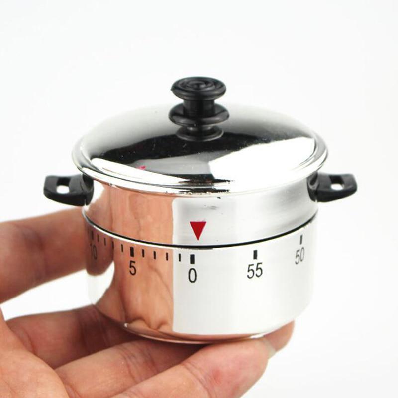 Haushalt 60 Minuten Mechanische Timer Neuheit Countdown Kochen Uhr Alarm Zeit Erinnerung Küche Gadgets Countdown Küche Glocke 1PC