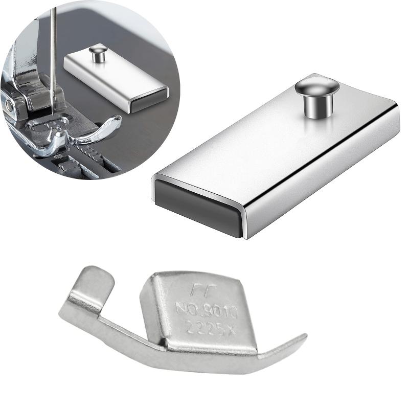 2 Stück magnetischer Nahtführungsmagnet für Nähmaschine, magnetischer Nähführer, Quiltzubehör 2pcs