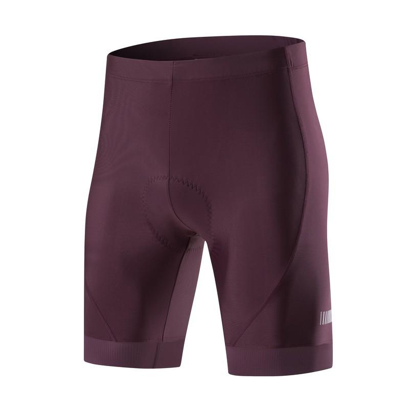 Herren Radhose mit Gelpolster Schnelltrocknend Atmungsaktiv Dehnbares Material Rennrad Mountainbike Fahren Medium rot